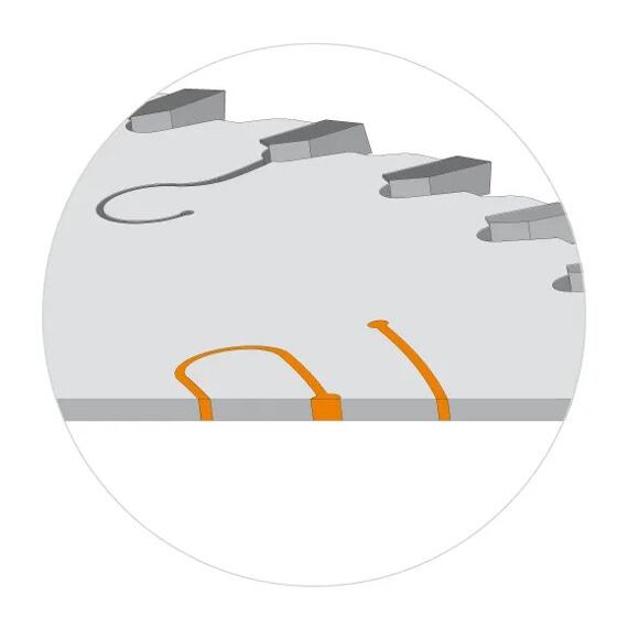CMT CHROME pilový kotouč pro podélné a příčné řezy D250*3,2mm, d=30mm Z40 HW, odhlučněný, C28564010M