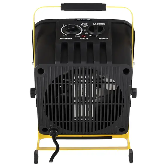 DEDRA ohřívač vzduchu 230V 0,25kW/1,5kW/3kW, plynulá reg. teploty, proud vzduchu 187 m3/h. DED9931C3