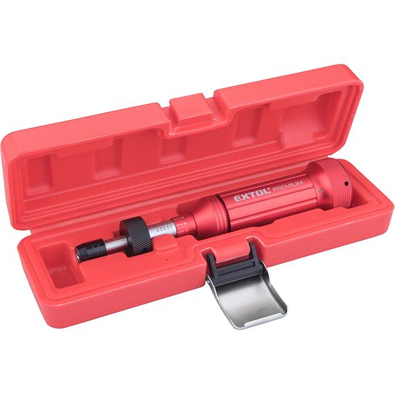 EXTOL Premium šroubovák momentový pro bity 1/4", 1-6Nm, magnet FIX-Clip, 8825301