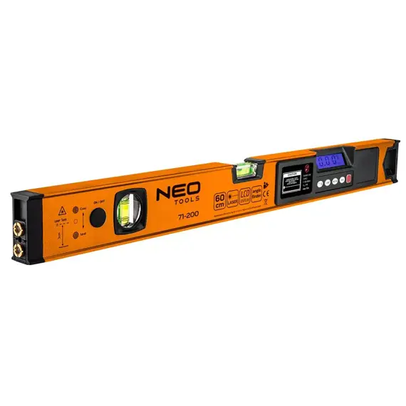 NEO vodováha digitální LASER paprsek, 60cm, 71-200