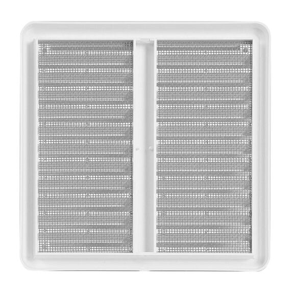 HACO mřížka větrací 150*150mm se síťovinou krytka PH bílá 413022