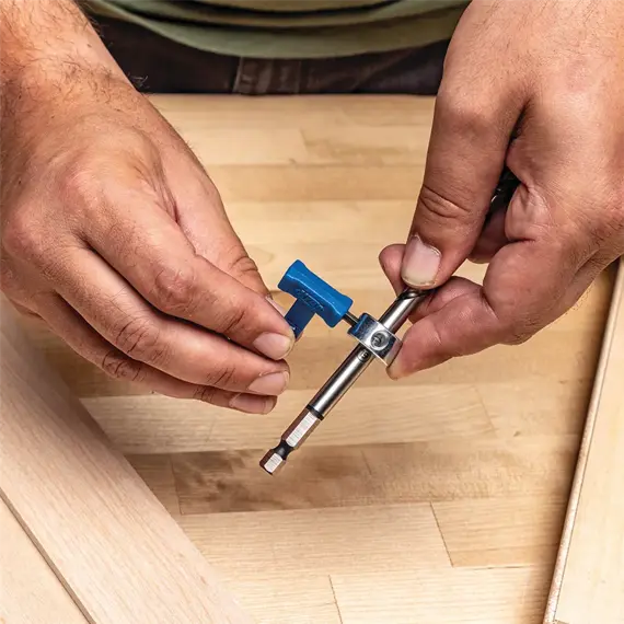 KREG svrtávací přípravek na skryté šroubové spoje 230 Micro, materiál 12-19mm, KPHJ230-INT