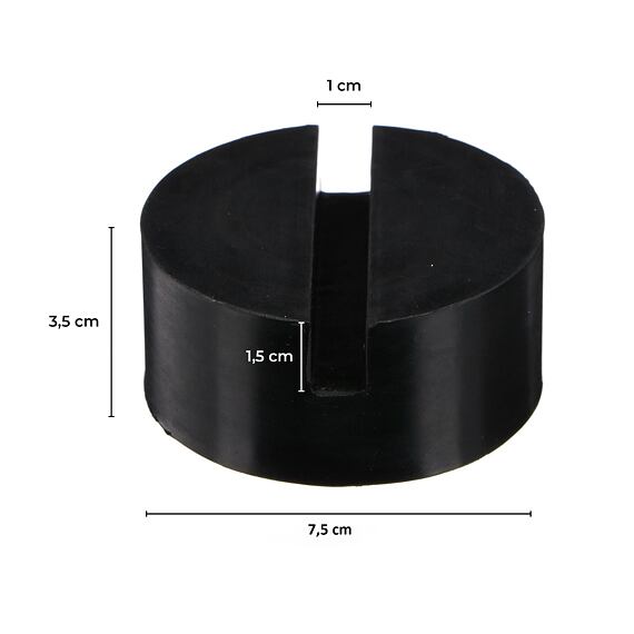 SIXTOL gumová podložka pro zvedák JACK PAD 6, 7,3cm*3,5cm, SX3057