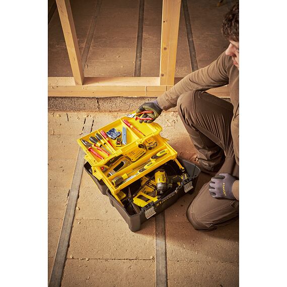 STANLEY STST83397-1 Cantilever box na nářadí, 49*29*25cm, kovové přezky