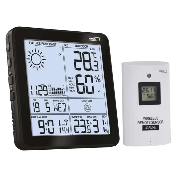 EMOS domácí bezdrátová meteostanice E5080