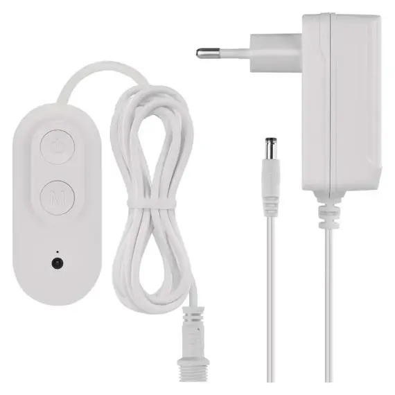 EMOS GoSmart LED bodové svítidlo - řetěz 255 cm, 12 dílů, 7 W, RGBIC+CCT, stmívatelné, WiFi, ZIW15CR