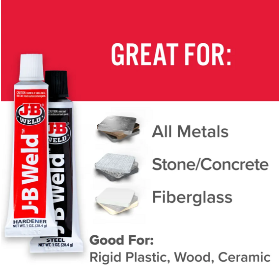 J-B WELD 8265S dvousložkové epoxidové lepidlo Cold-Weld, 2*28,4g, 8265S