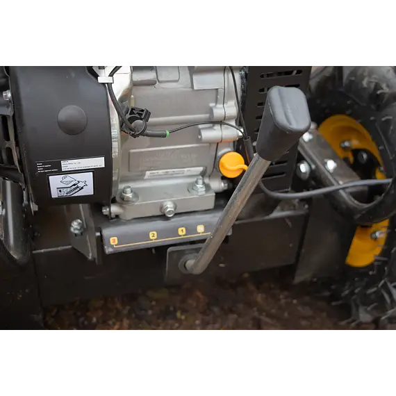 PROTECO motorový přepravník - DUMPER s radlicí na sníh, 6,5HP, 4x4, 400kg, 240l, 51.03-KM-400-RAD