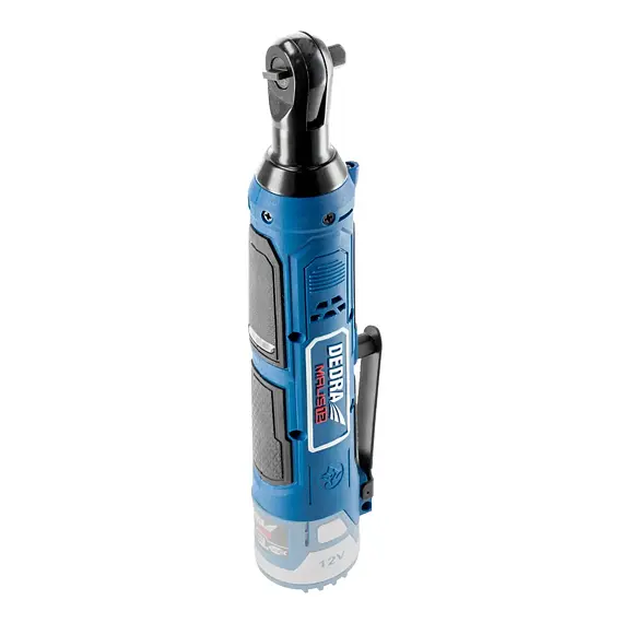 DEDRA aku úhlová ráčna 12V, 3/8", 45Nm, 300 ot./min., bez baterie, DED7334