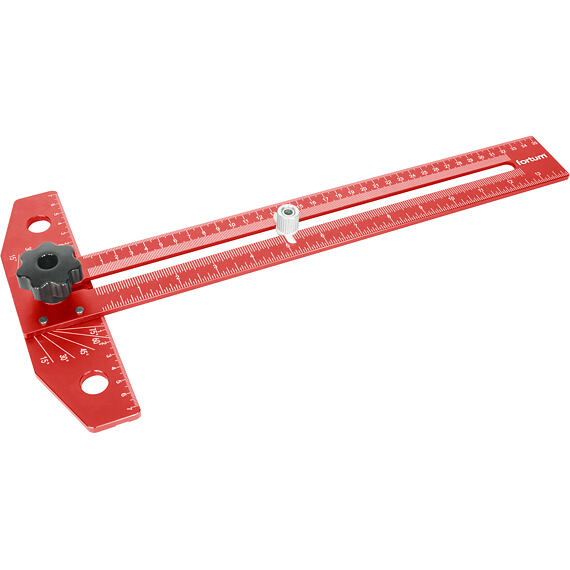 FORTUM úhelník T-multifunkční 350x190mm