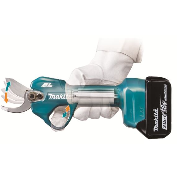MAKITA DUP181Z aku nůžky na větve 18V LXT, střih 10-30mm, bezuhlíkový motor, bez baterie