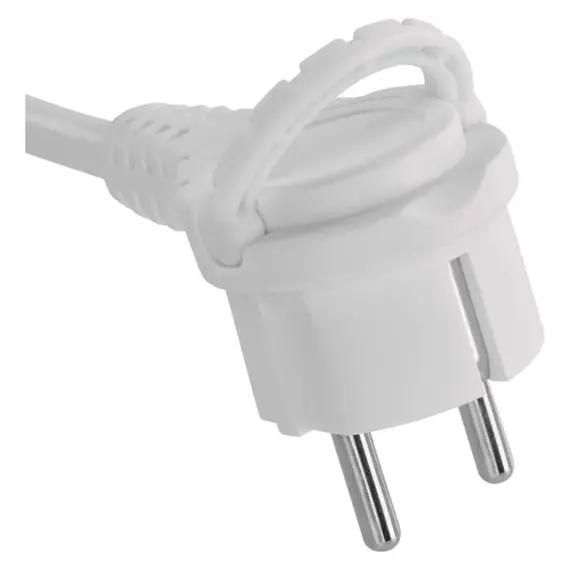 EMOS prodlužovací kabel 2 m, 2 zásuvky, 2*USB-A, 1*USB-C, bílý, PVC, 1 mm2 , P0212U