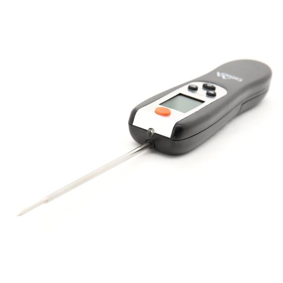 CATTARA grilovací teploměr digitální skládací 0°C-300°C, 15cm sonda, 13088