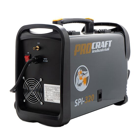 PROCRAFT SPI-320 poloautomatická invertorová/CO2 svářečka MMA, MIG-MAG, FCAW-Flux, Tig, 160A