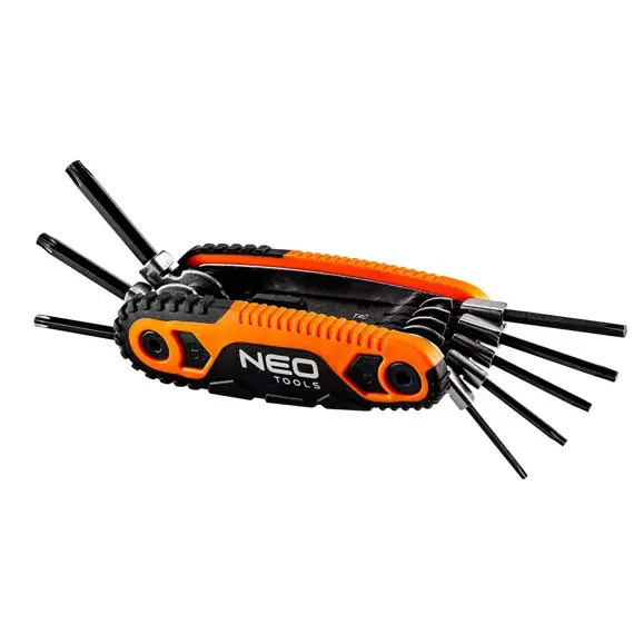 NEO TOOLS sada s držákem TORX 8ks T9-T40 09-573