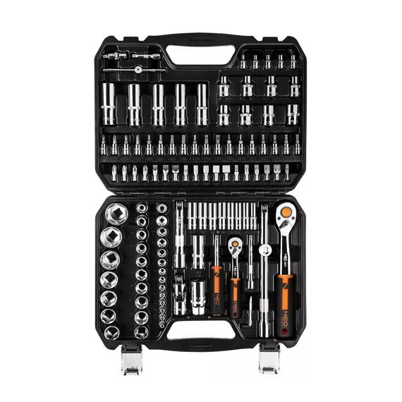 NEO gola sada 1/4" + 1/2", 110-dílná, PROFI, 10-066