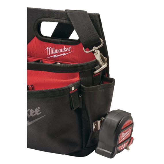 MILWAUKEE 4932500308 elektrikářská brašna na opasek, vyrobena z balistického nylonu, dvojité prošití