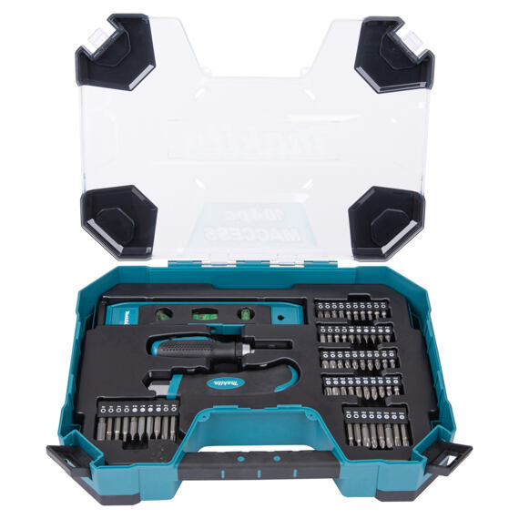 MAKITA E-22604 sada bitov, vrtákov a príslušenstva 104 ks, PH kufor (old=D-31778)