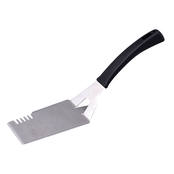 BBQ špachtle PLANCHA multifunkční na grilování, ostrá krájecí hrana, 33*7cm, NEREZ, 40290