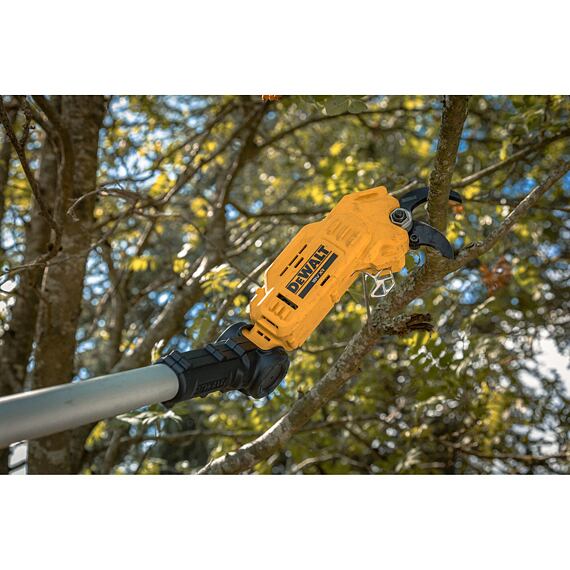 DeWALT DCMPP569N aku zahradní nůžky na tyči 18V XR, délka tyče až 3m, střih 38mm, bez baterie