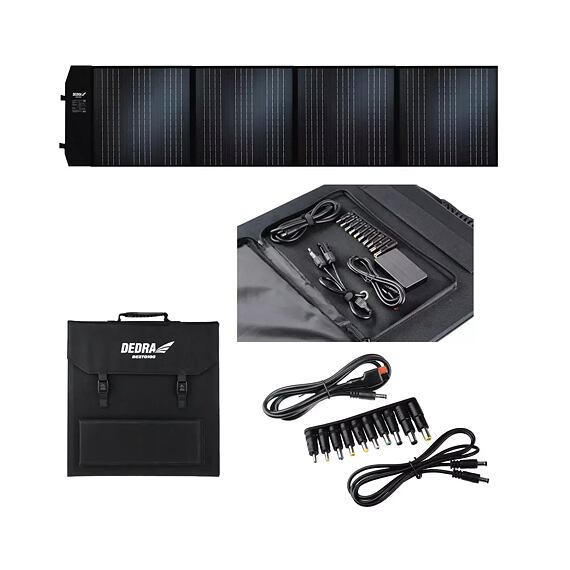 DEDRA DEZT0100 Přenosný fotovoltaický/solární panel 100W