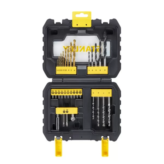 STANLEY STA88550 sada vrtáků do kovu TITANIUM, 31-dílná, kufr