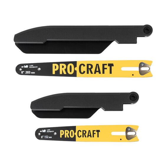 PROCRAFT PKA32Li-P aku ruční řetězová pilka 20V/4Ah, lišty 152+203mm, bezuhlíkový motor, POUZDRO