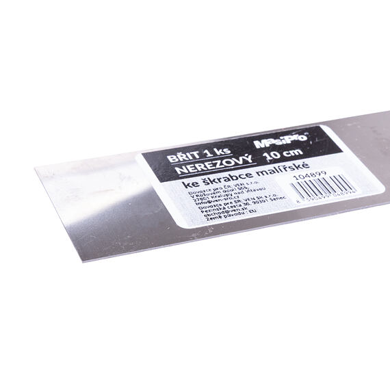 břit NEREZ 100mm ke stěrce malířské (104898), 104899