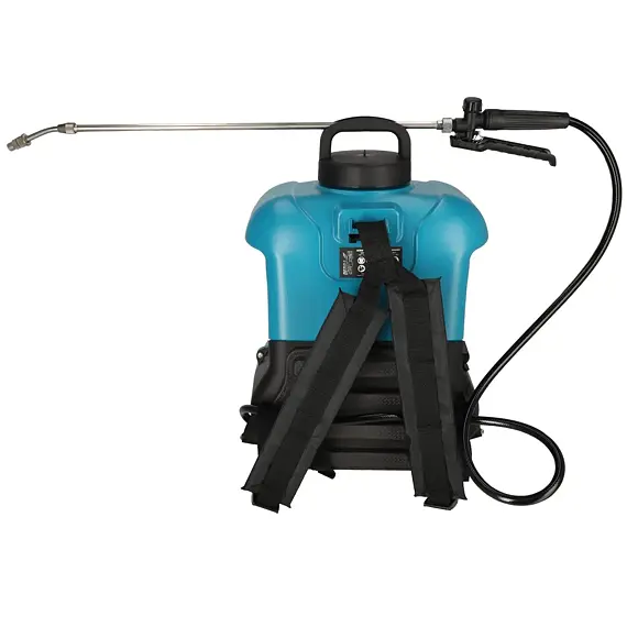 DEDRA aku zádový postřikovač 18V, nádoba 16l, 1,45l/min., tryska 55-100cm, bez baterie, DED6981
