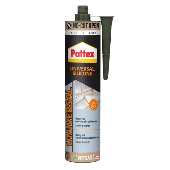 PATTEX univerzální silikon bílý 280ml 1743p, 3037875
