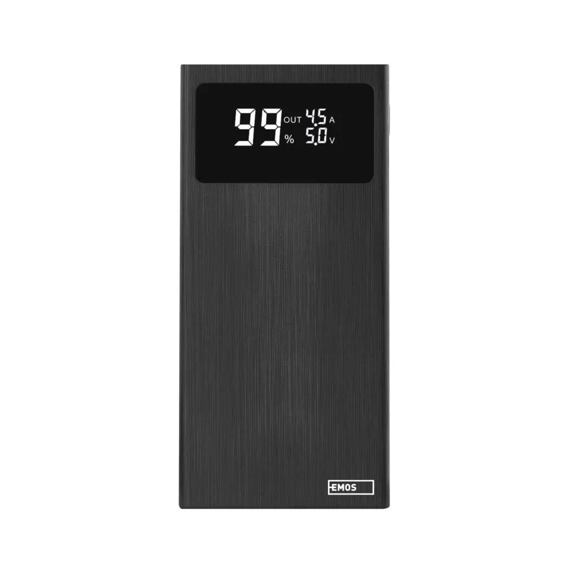 EMOS powerbanka Beta Q20, 20000mAh, 22,5W černá, B0532B