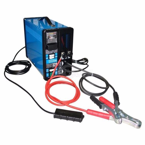 GÜDE START 320 nabíječka baterií se startem 12V/24V/40A, 30-330Ah, start 250A