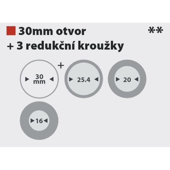 KREATOR pilový kotouč univerzální, Al, Cu, PH, dřevo, 210*30mm, 60z, redukční kroužky KRT020504