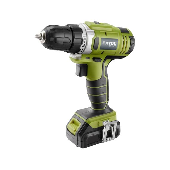 EXTOL Craft aku vrtačka 12V s příslušenstvím v kufru 422800