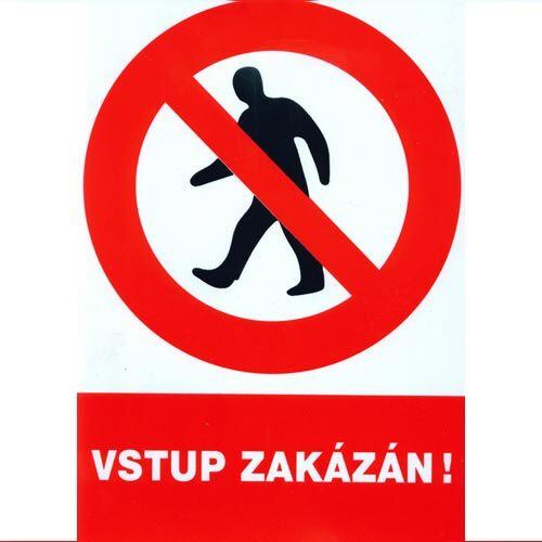 tabuľka - VSTUP ZAKÁZÁN ! 588958