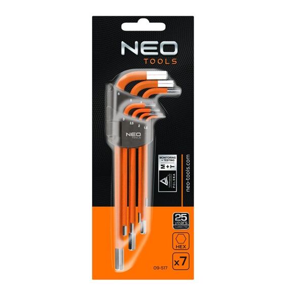 NEO TOOLS imbus sada 1,5-6mm 09-517