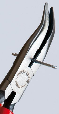 KNIPEX kleště půlkulaté 160mm, VDE 1000V, zahnuté 2526160