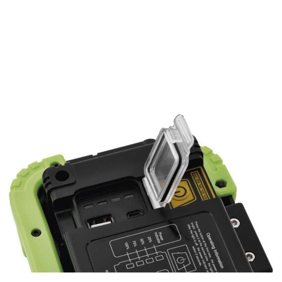 EMOS LED nabíjací pracovný reflektor 10W COB + LED 1000lm, 4,4Ah/3,7V, P4533