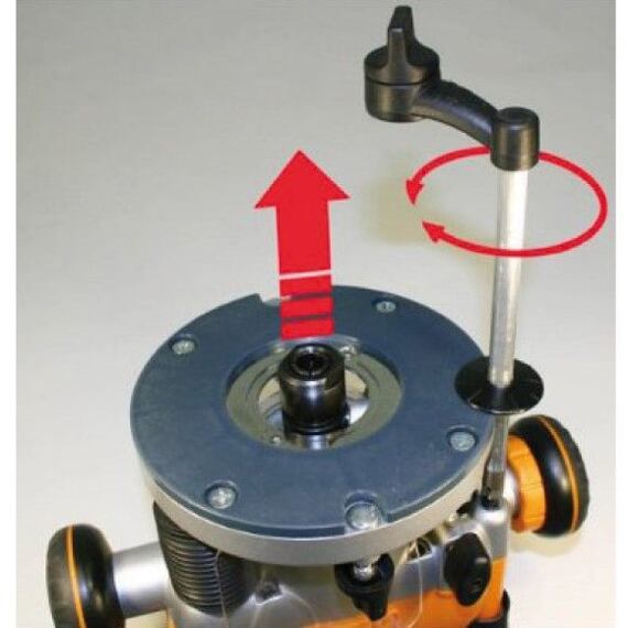 CMT 8E horní frézka 1000W, kleština 12mm + 8mm