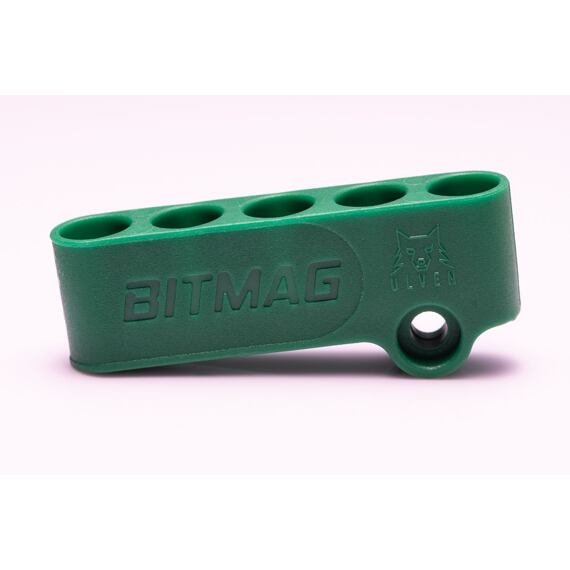 BITMAG držiak bitov k aku vŕtačkám MAGNETIC, composite, zelený