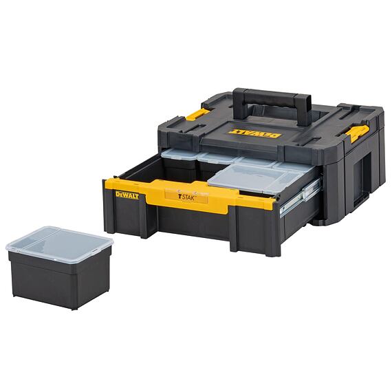 DeWalt DWST1-70705 kufrík TSTAK III s veľkou zásuvkou a organizérom na príslušenstvo