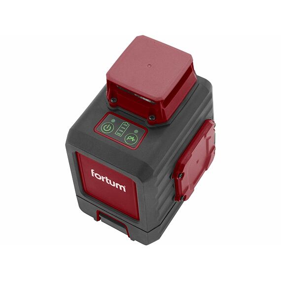 FORTUM laser 2D liniový křížový, ZELENÝ, aku 3V/5,2Ah, samonivelační 4780214