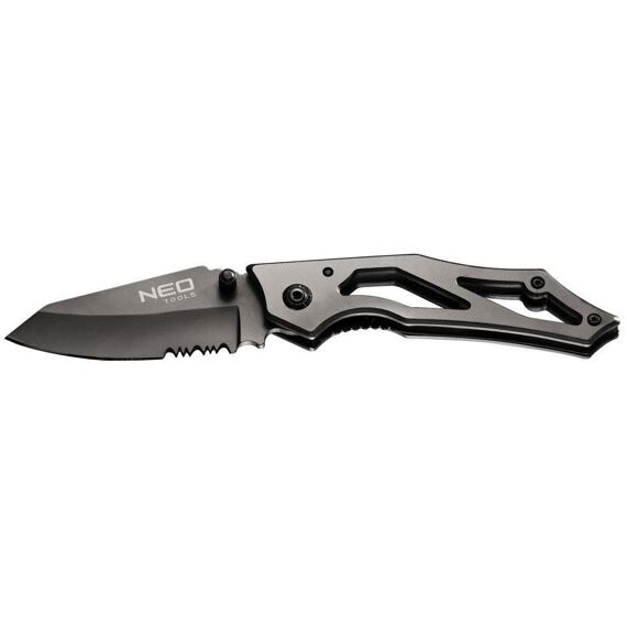 NEO nôž skladací oceľ 440, rukoväť Titanium, puzdro 63-025