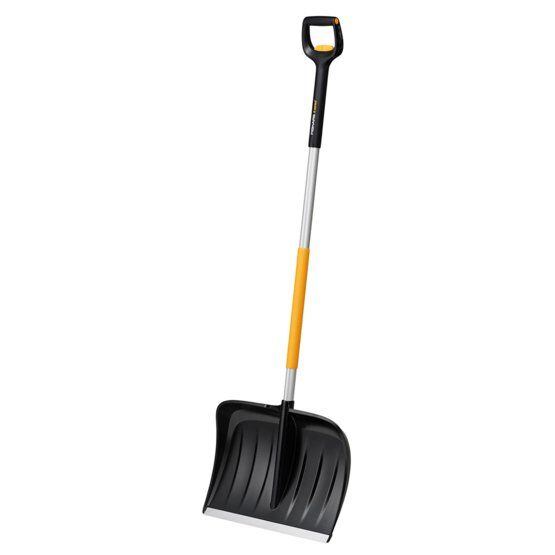 FISKARS 1057189 hrablo na sníh X-serie, 53sm, teleskopická rukojeť 143-163cm, 1,79kg