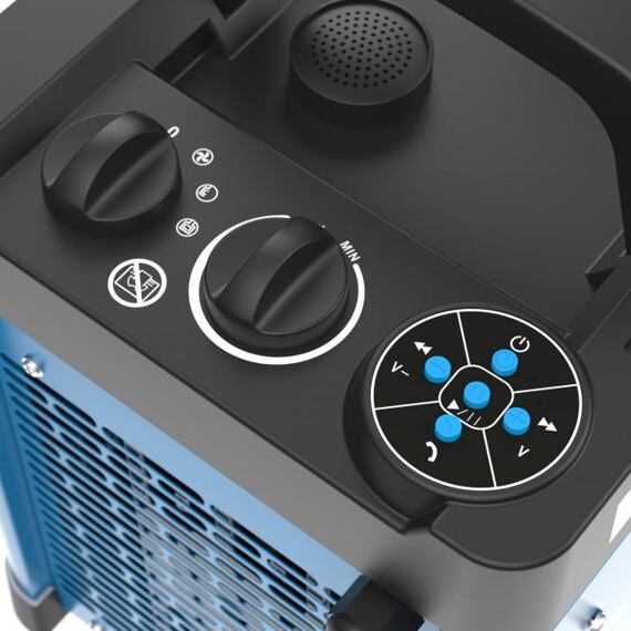 GÜDE GEH 3300 ohrievač elektrický 2220W/3300W, 315m3/hod., LED svetlo, prehrávač hudby, USB port