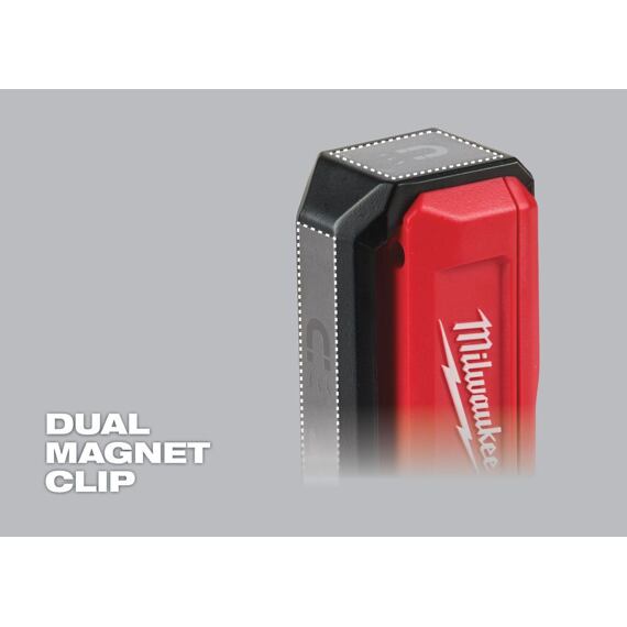 MILWAUKEE L4 FL-301 aku kapesní lampa 4V/3Ah, 445lm, IP54, magnet