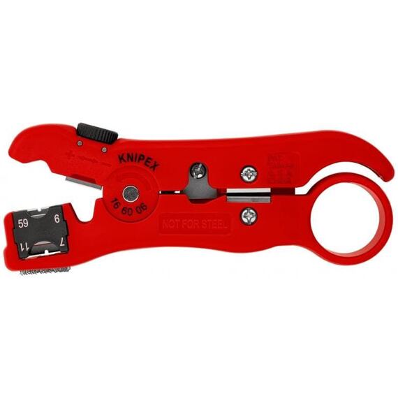 KNIPEX odizolovávací nástroj na koaxiální kabely (RG59, RG6, RG7, RG11) 166006SB