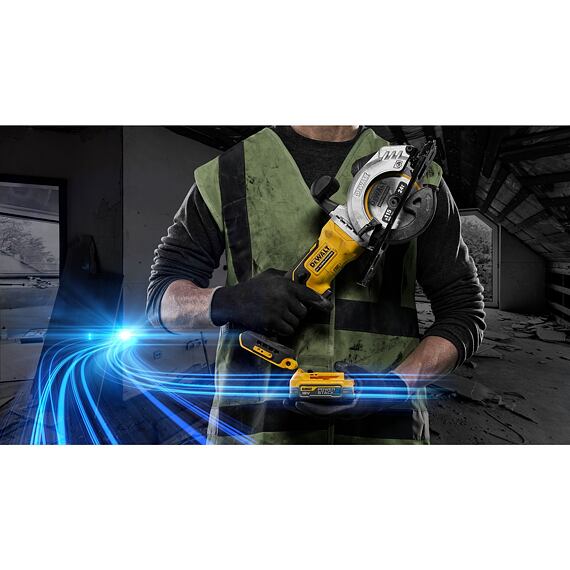 DeWalt DCS571E1T aku okružná 18V/1*1,7Ah, bez nabíjačky, prerez 40mm, POWERSTACK, TSTAK