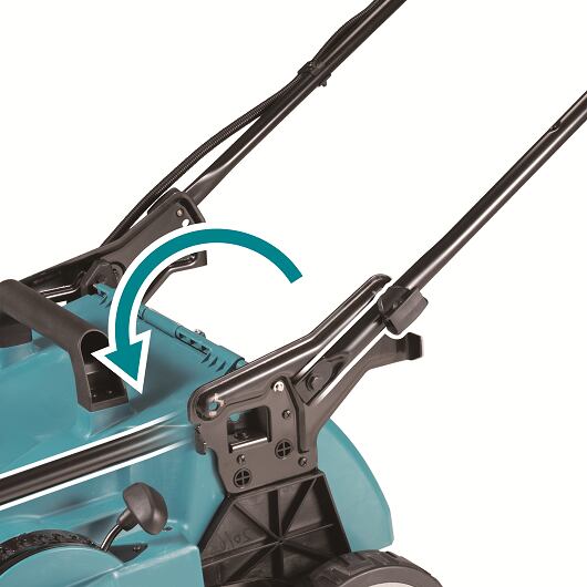MAKITA DLM480Z aku sekačka 2*18V, 48cm, výška 20-100mm, kola s kul.ložisky, koš 62l, bez aku