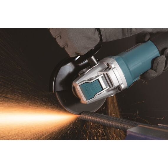MAKITA GA5080RX02 uhlová brúska 125mm, 1400W, X-lock systém, SJS, antireštart
